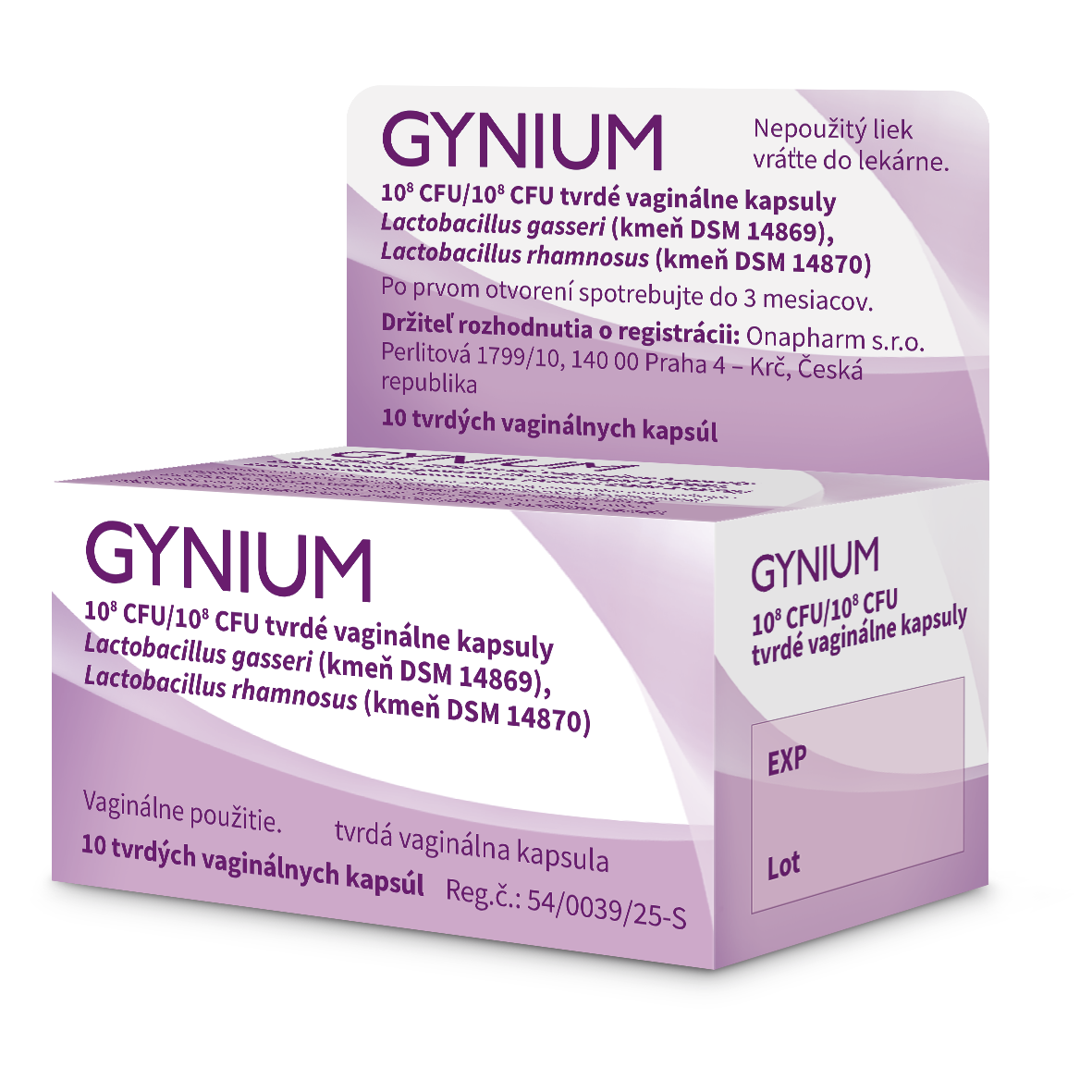 GYNIUM 10^8 CFU/10^8 CFU tvrdé vaginálne kapsuly